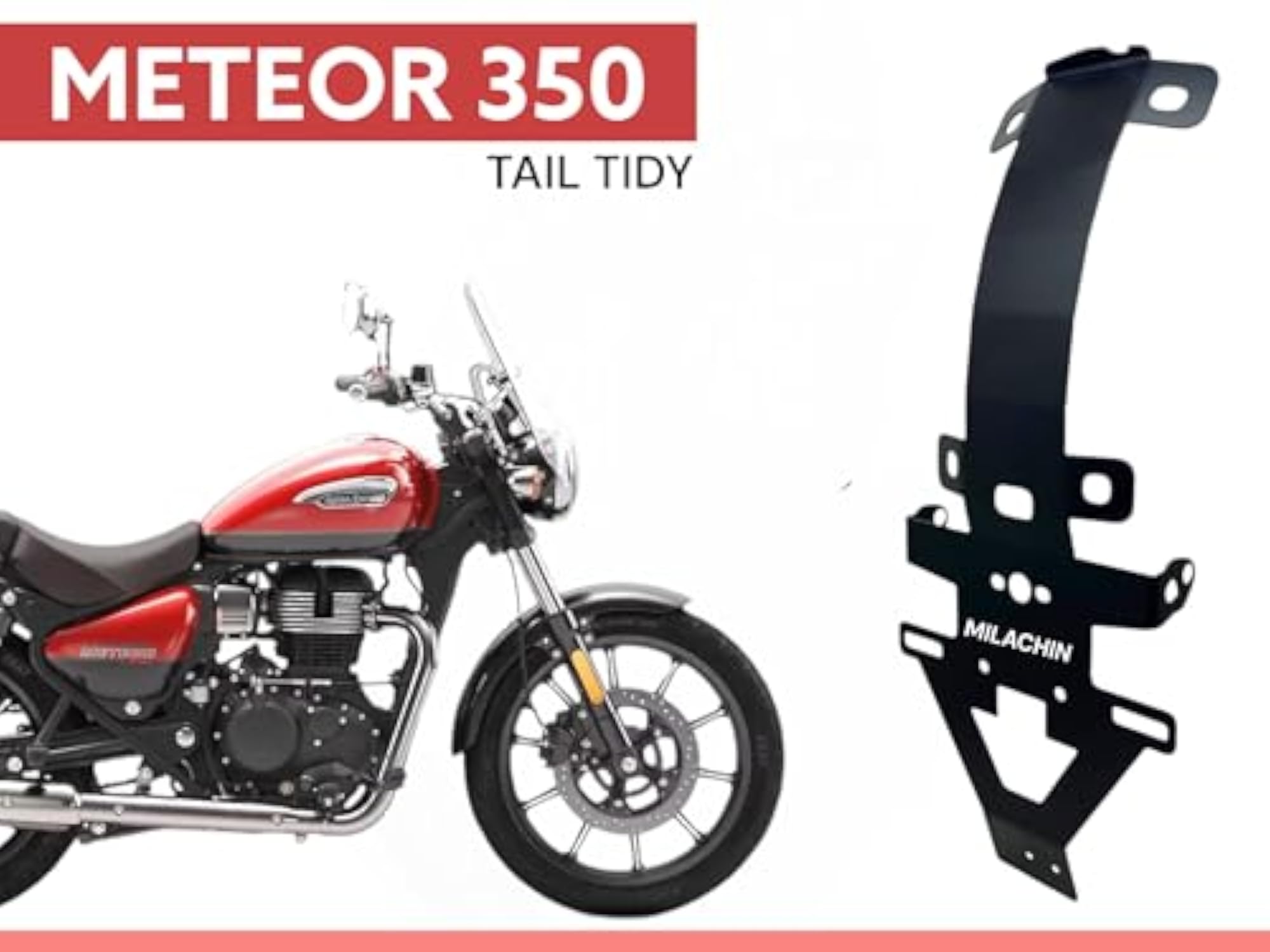 Motorcycle Plate Holder, Tail Tidy Fender Eliminator